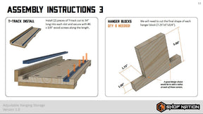 Adjustable Hanging Tool Storage Digital Build Plans - Shop Nation Store