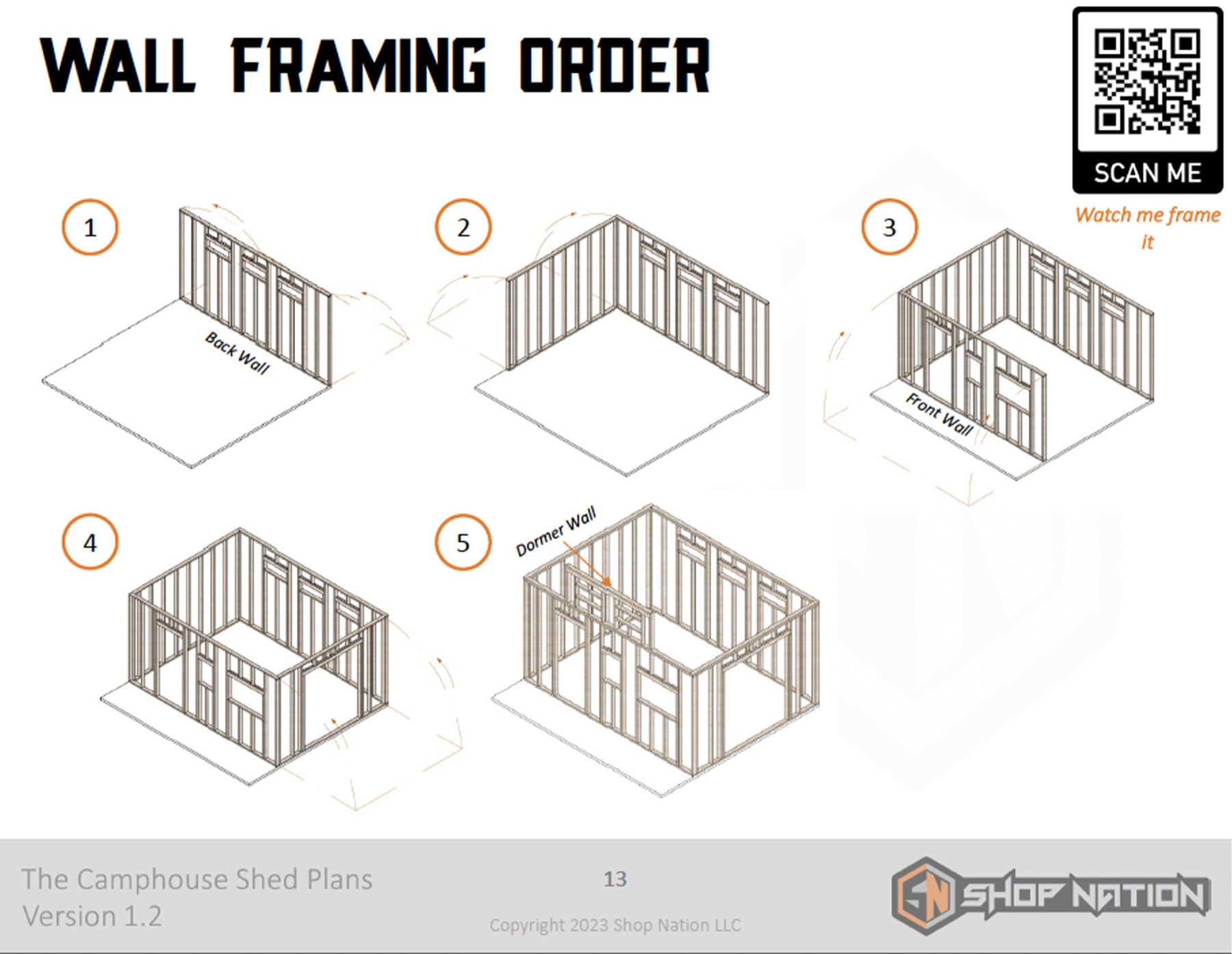 Camphouse Shed Digital Build Plans - Shop Nation Store
