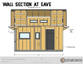 Camphouse Shed Digital Build Plans - Shop Nation Store