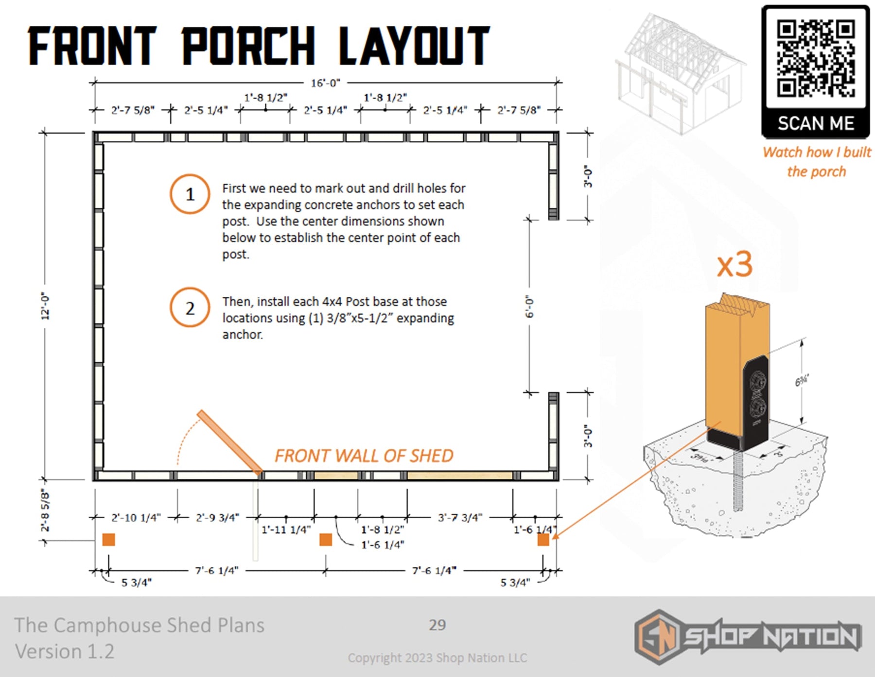 Camphouse Shed Digital Build Plans - Shop Nation Store