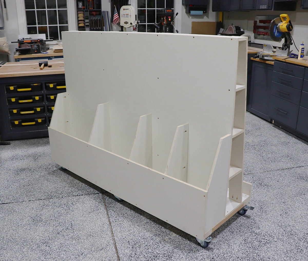 Compact Wood Storage Cart Plans - Digital Download - Shop Nation Store