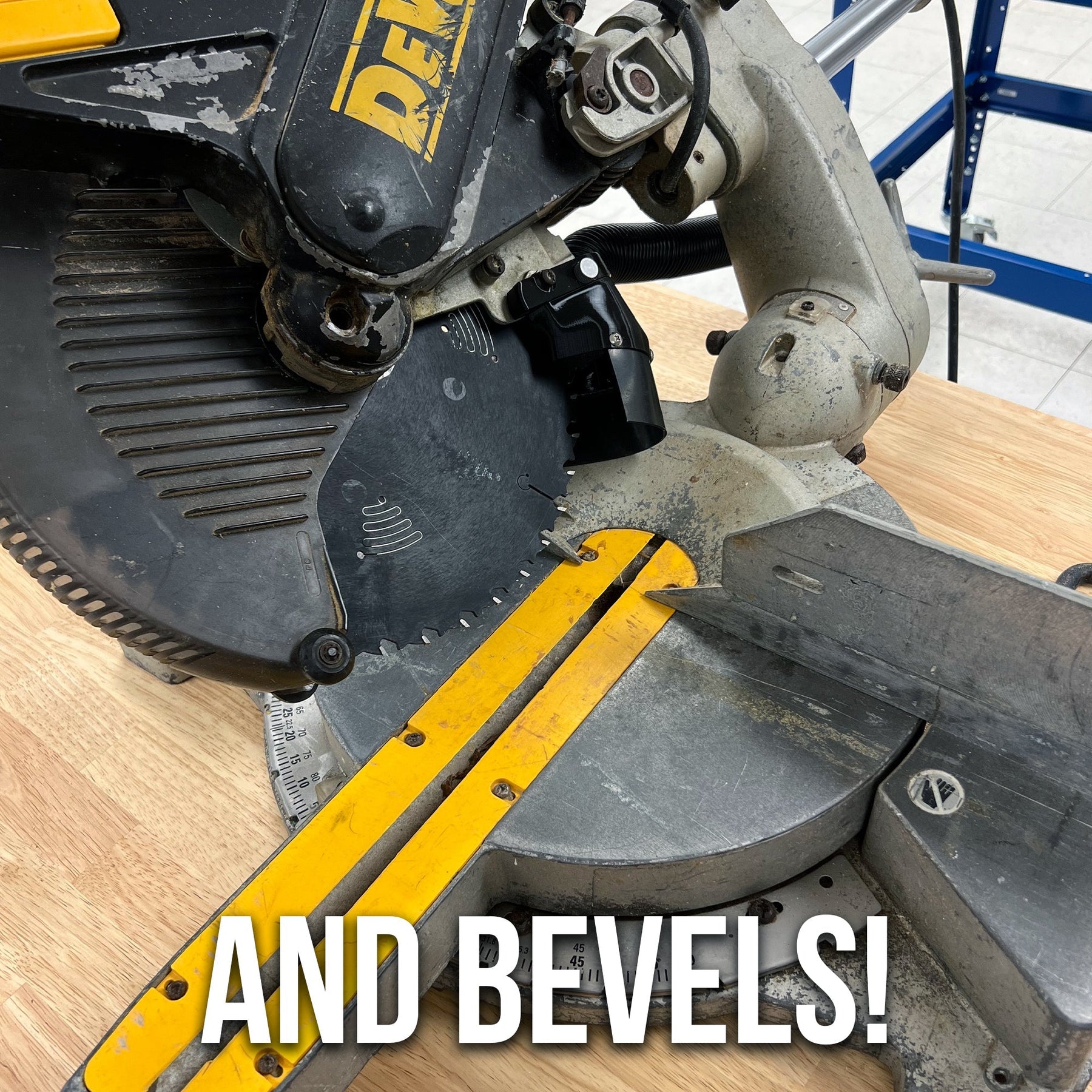 Dewalt DW708 Sliding Miter Saw Dust Collection Chute & Plans Bundle - Shop Nation Store