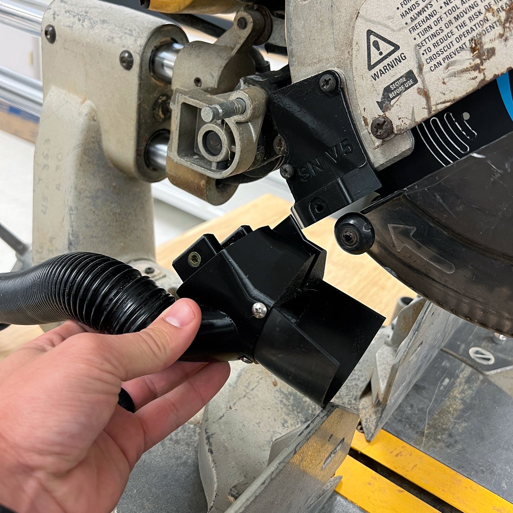Dewalt DW708 Sliding Miter Saw Dust Collection Chute & Plans Bundle - Shop Nation Store