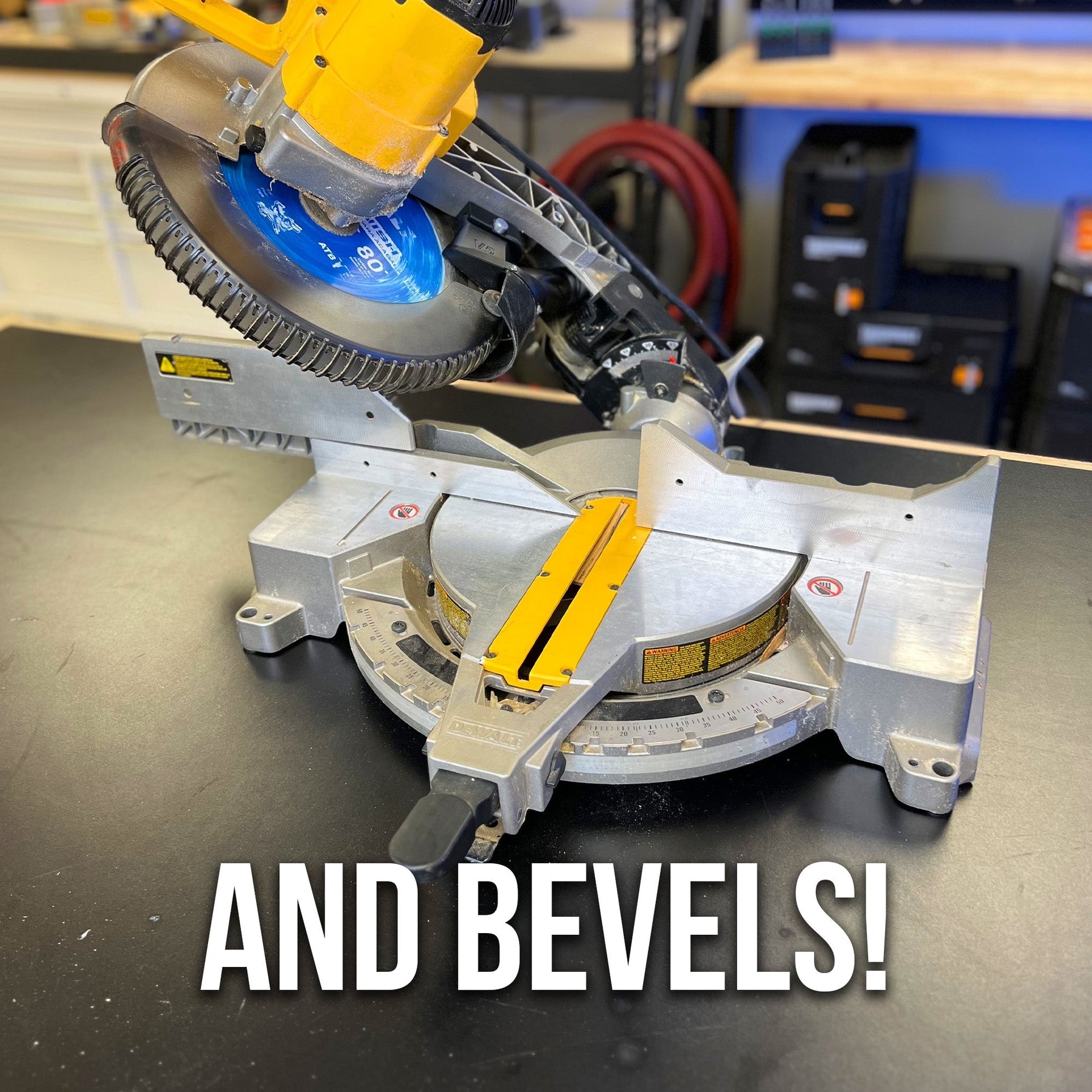 Dewalt DW715/716 12" Non - Sliding Miter Saw Dust Collection & Plans Bundle - Shop Nation Store