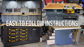 Dewalt DW715/716 12" Non - Sliding Miter Saw Dust Collection & Plans Bundle - Shop Nation Store