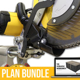 DeWalt DWS779/780 Sliding Miter Saw Dust Collection & Plans Bundle - Shop Nation Store