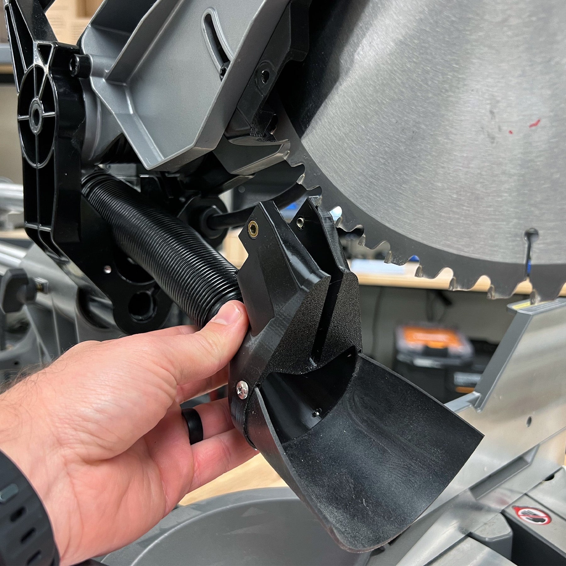 Ridgid 12" Sliding Miter Saw Dust Collection Chute (R4222) & Plans Bundle - Shop Nation Store