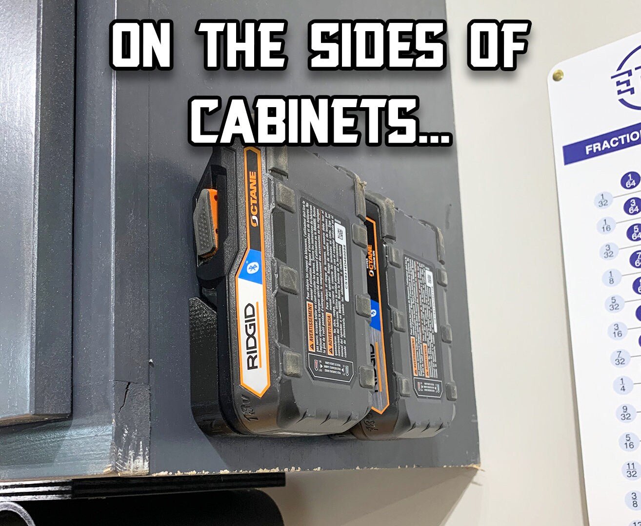 Ridgid 18V Battery Hangers - Shop Nation Store