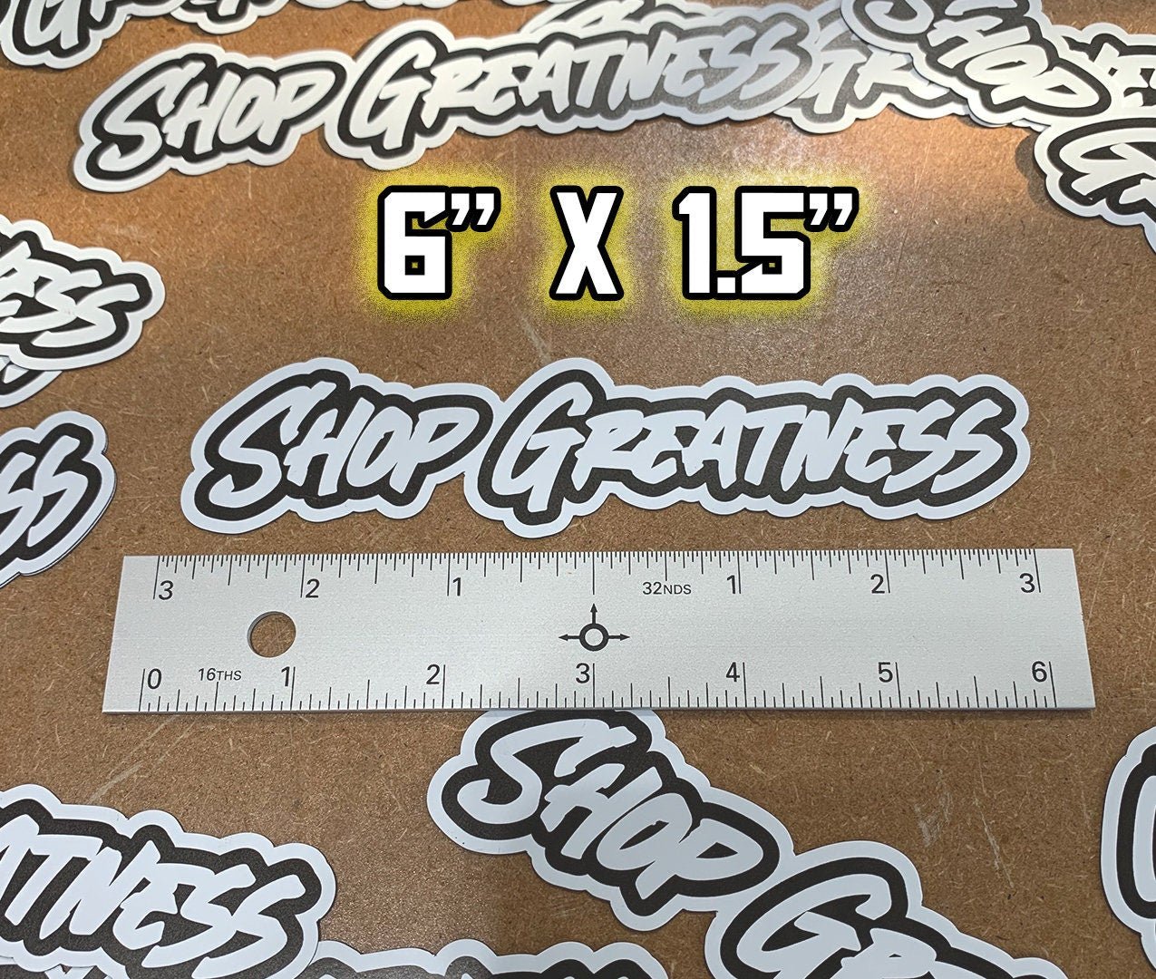 Shop Greatness Magnet or Sticker (Shop Nation) - Shop Nation Store