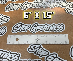 Shop Greatness Magnet or Sticker (Shop Nation) - Shop Nation Store