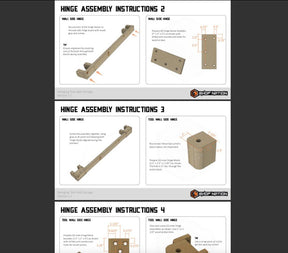 Swinging Tool Wall Storage Woodworking Plans - Digital Download - Shop Nation Store