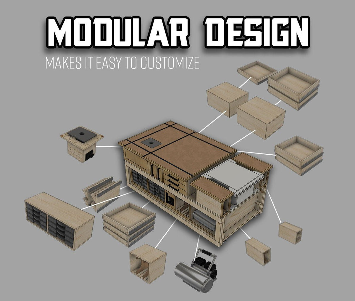 The Mega Table Saw Workbench - Digital Download - Shop Nation Store