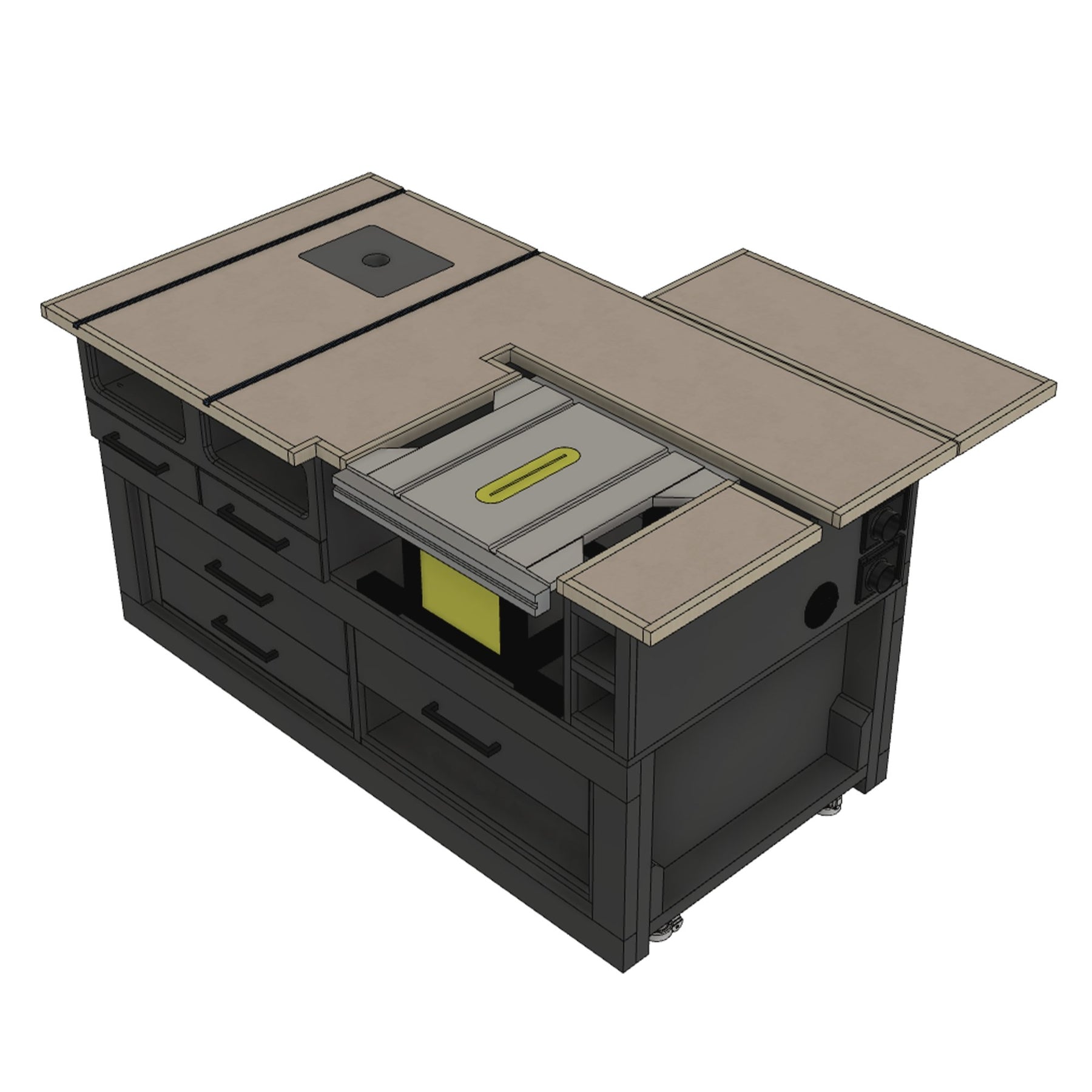 The Portable Jobsite Table Saw Workbench - Digital Download - Shop Nation Store