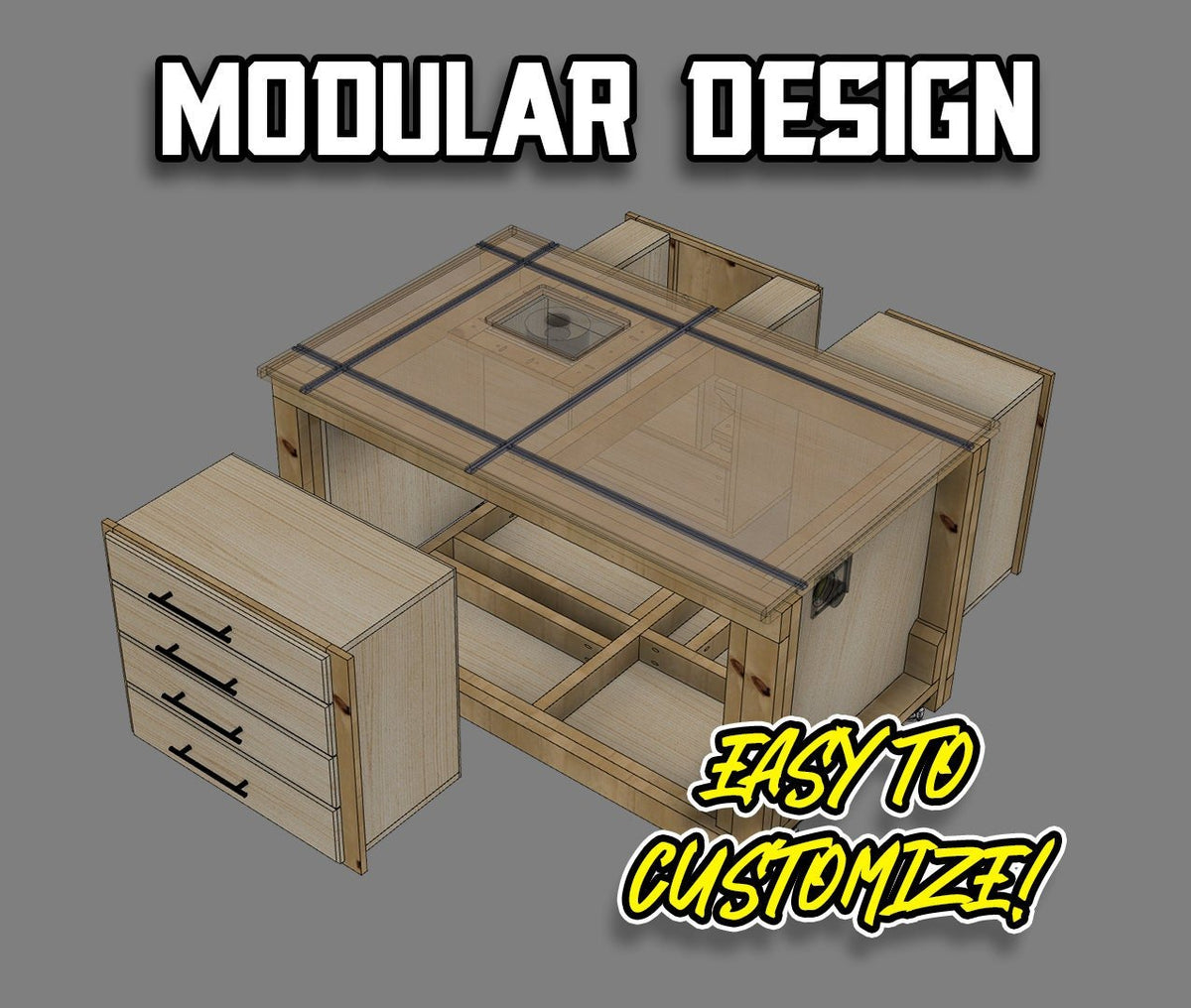 The "Shmedium" Garage Shop Workbench - Digital Download - Shop Nation Store