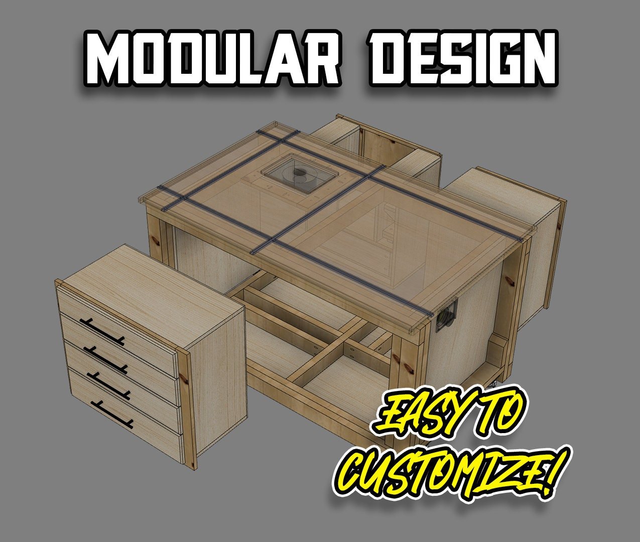 The "Shmedium" Garage Shop Workbench - Digital Download - Shop Nation Store