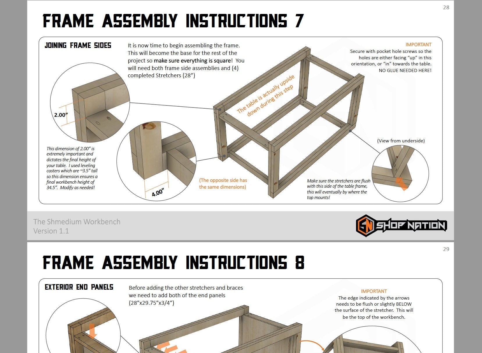 The "Shmedium" Garage Shop Workbench - Digital Download - Shop Nation Store