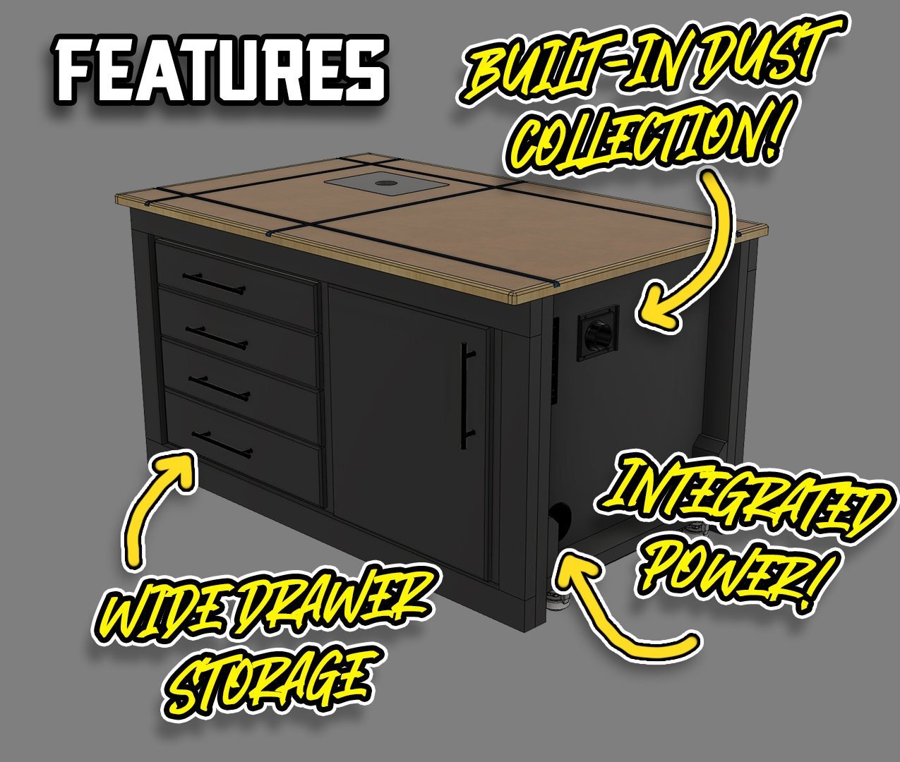 The "Shmedium" Garage Shop Workbench - Digital Download - Shop Nation Store