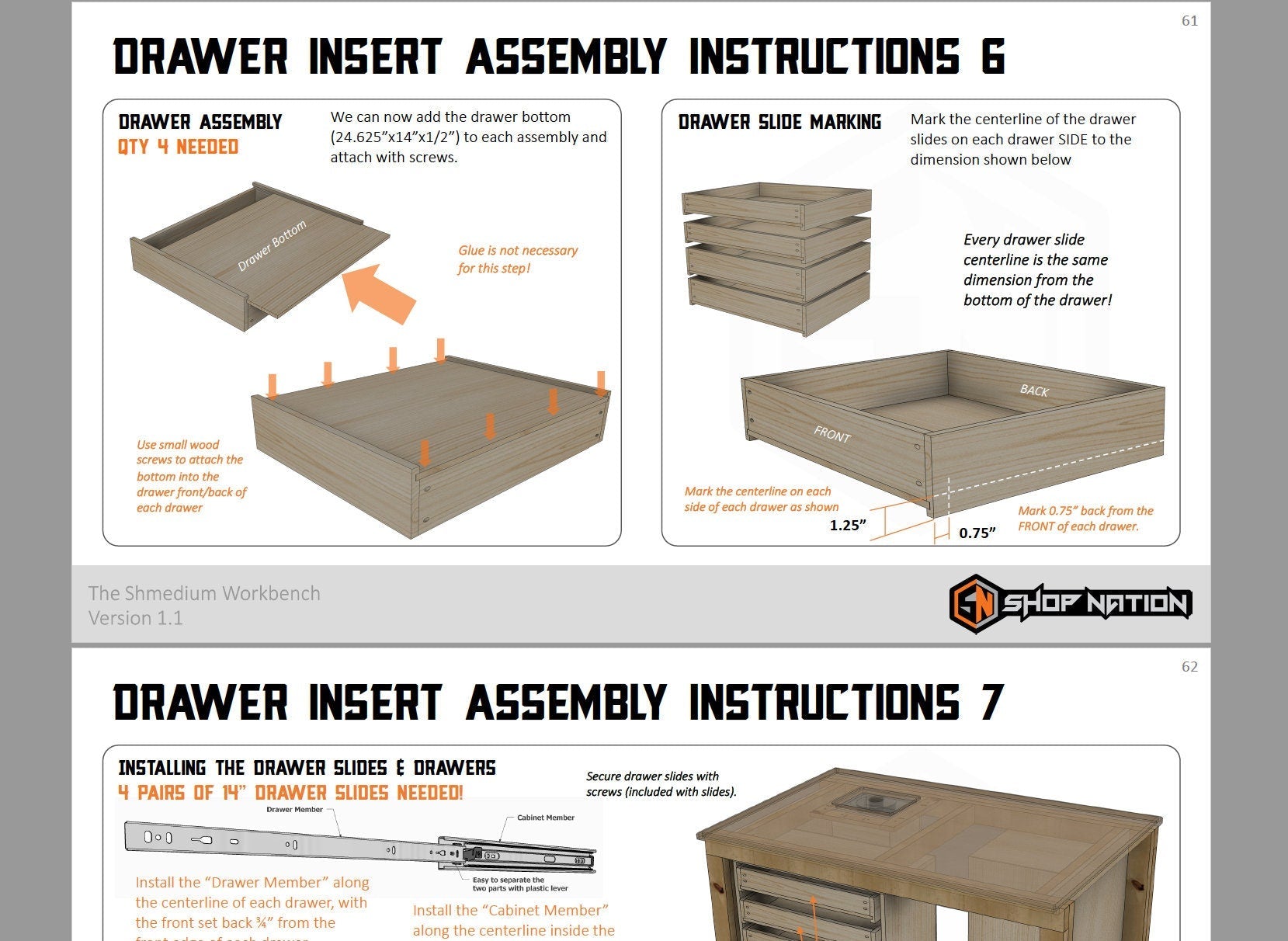 The "Shmedium" Garage Shop Workbench - Digital Download - Shop Nation Store