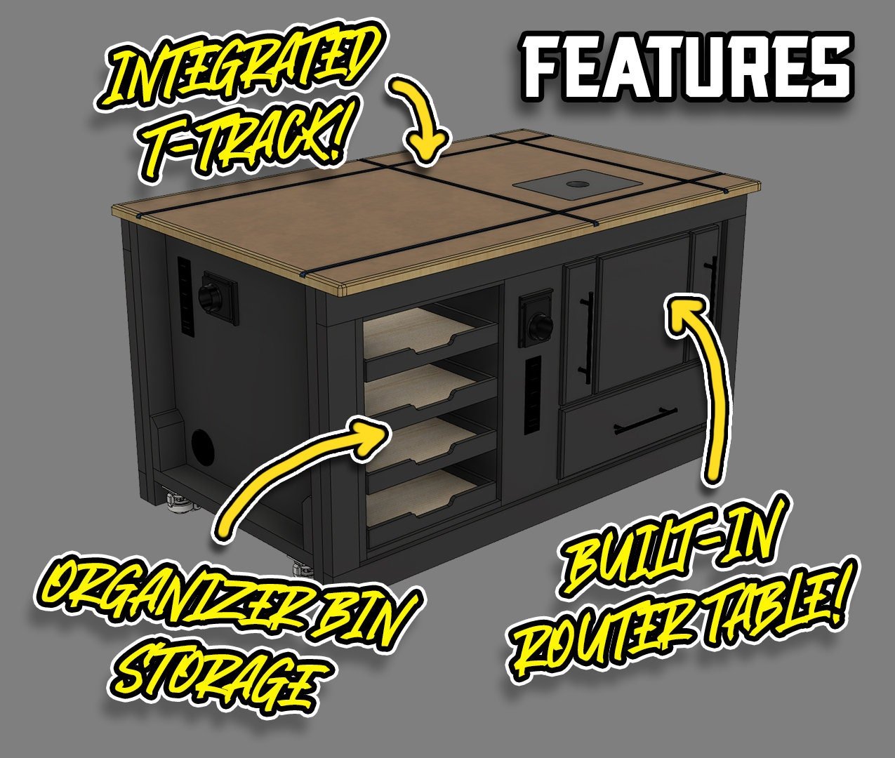The "Shmedium" Garage Shop Workbench - Digital Download - Shop Nation Store