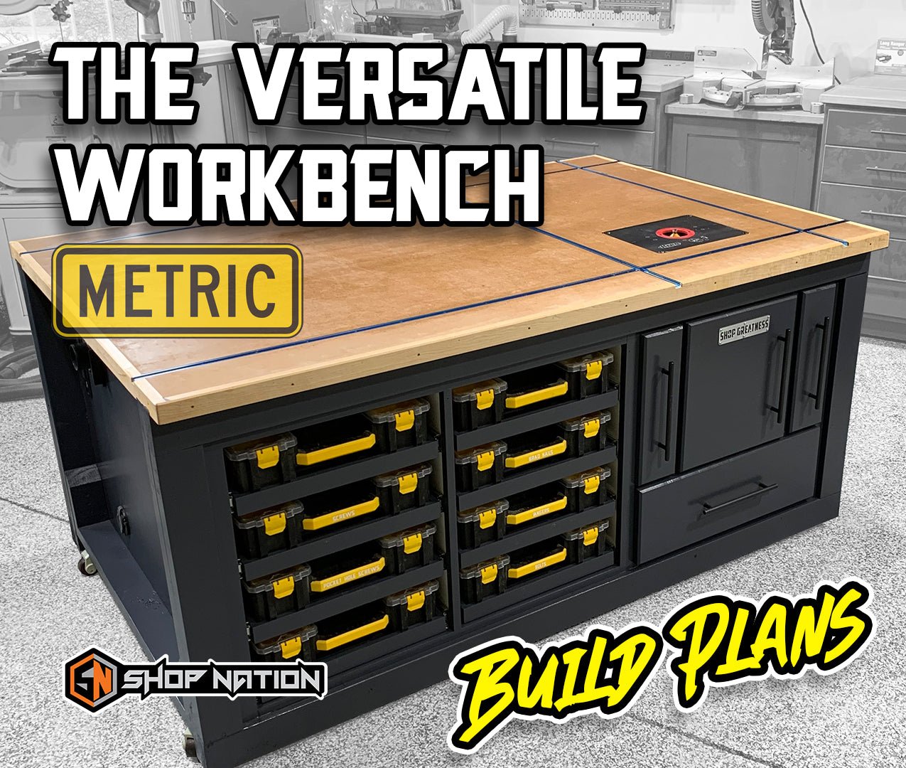 The Versatile Garage Shop Workbench - Digital Download - Shop Nation Store