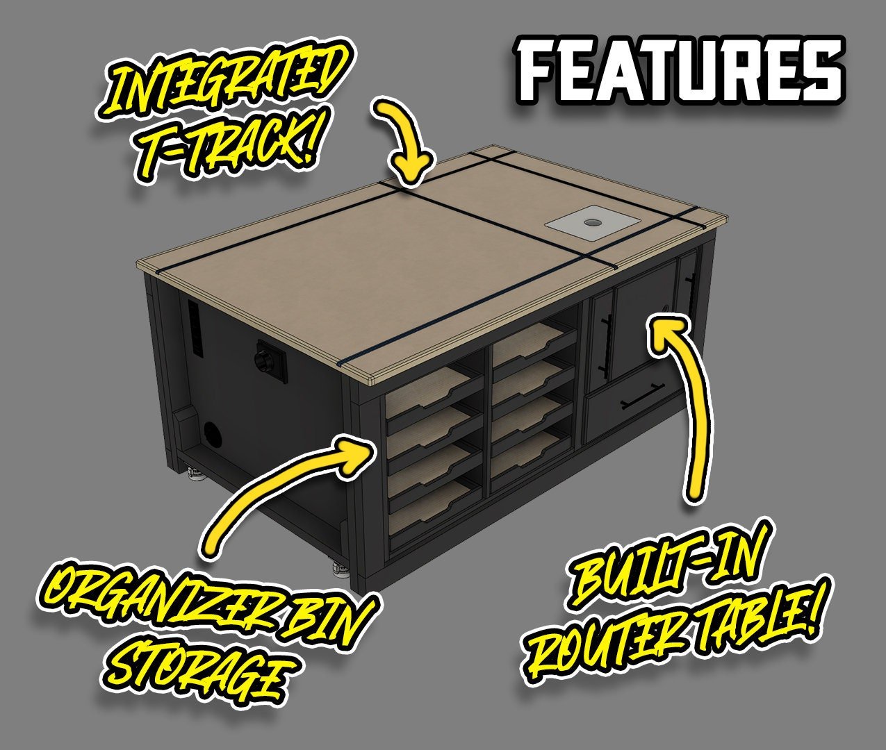 The Versatile Garage Shop Workbench - Digital Download - Shop Nation Store