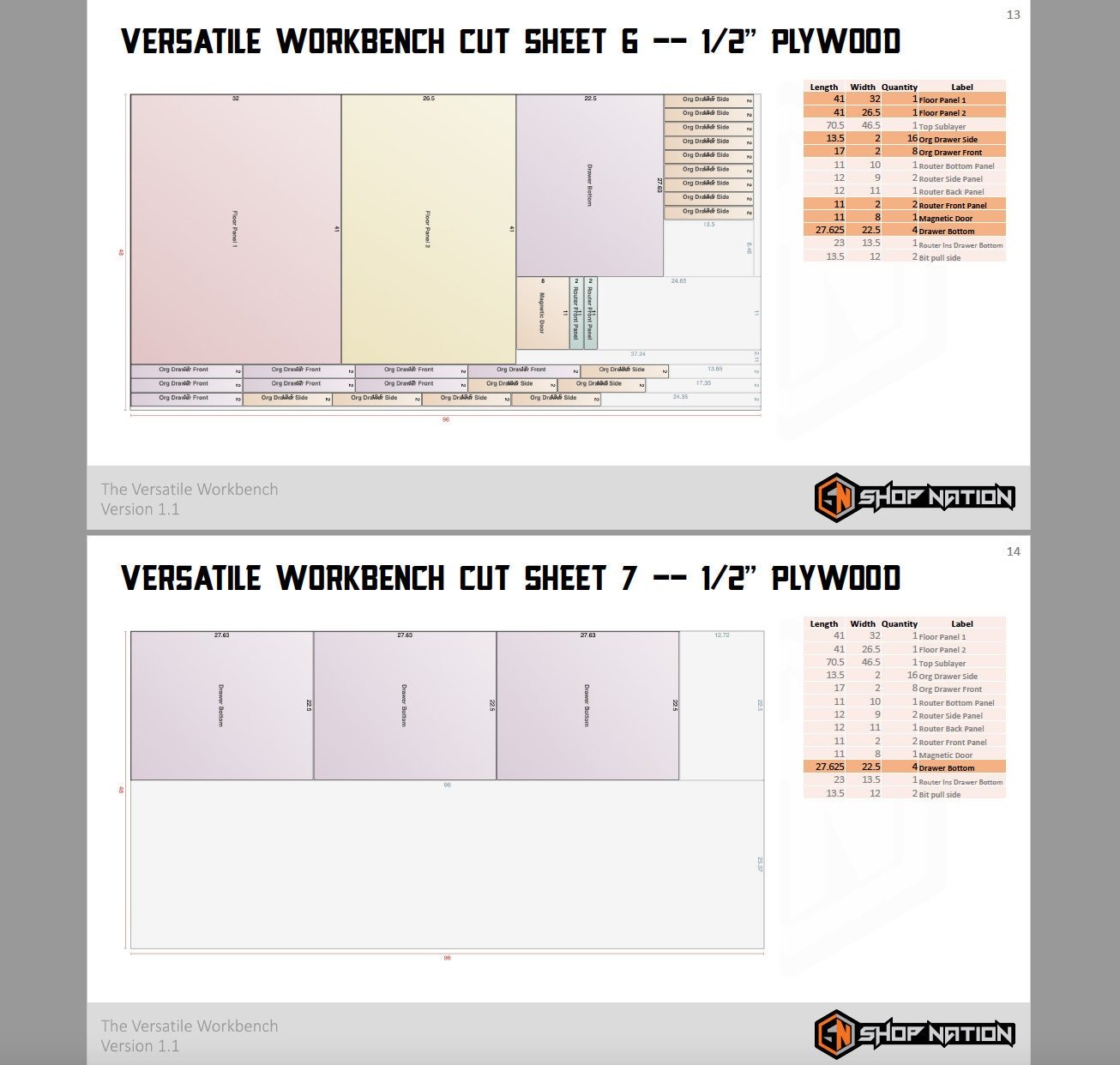 The Versatile Garage Shop Workbench - Digital Download - Shop Nation Store