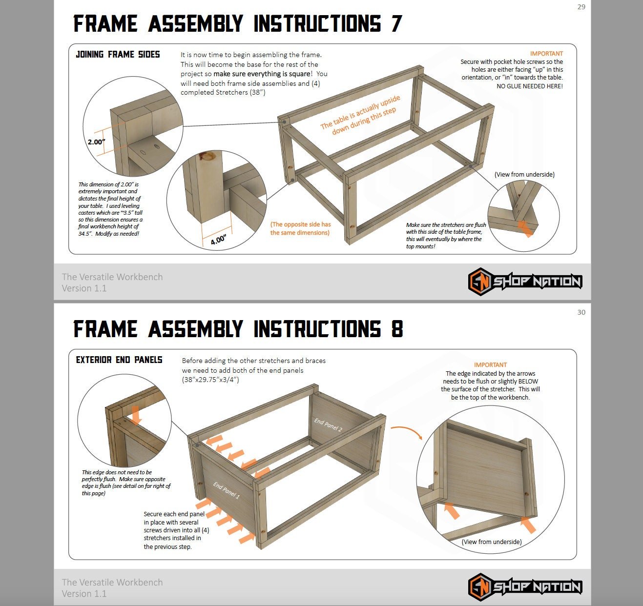 The Versatile Garage Shop Workbench - Digital Download - Shop Nation Store