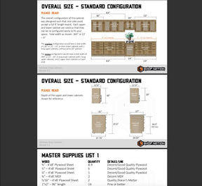Ultimate Shop Cabinet Woodworking Plans - Digital Download - Shop Nation Store