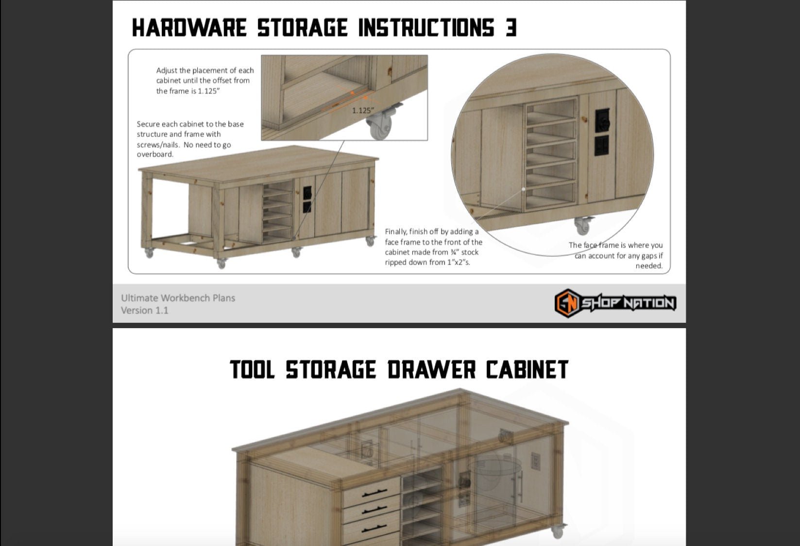Ultimate Workbench Woodworking Plans - Digital Download - Shop Nation Store